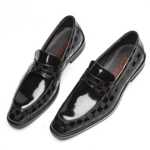 Zapatos de Vestir Formales de Cuero para Hombre, Estilo Italiano, de Lujo, Oxford Sin Cordones, Hechos a Mano, Bordados, Ligeros, para Otoño y Bodas - Product Image 6
