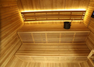 Sauna de Vapor Interior de Madera Sólida de Cedro Rojo Ecológica y de Calentamiento Rápido, para 1-2 Personas, Alivio del Dolor, Purificación Corporal, Fácil de Usar - Product Image 3