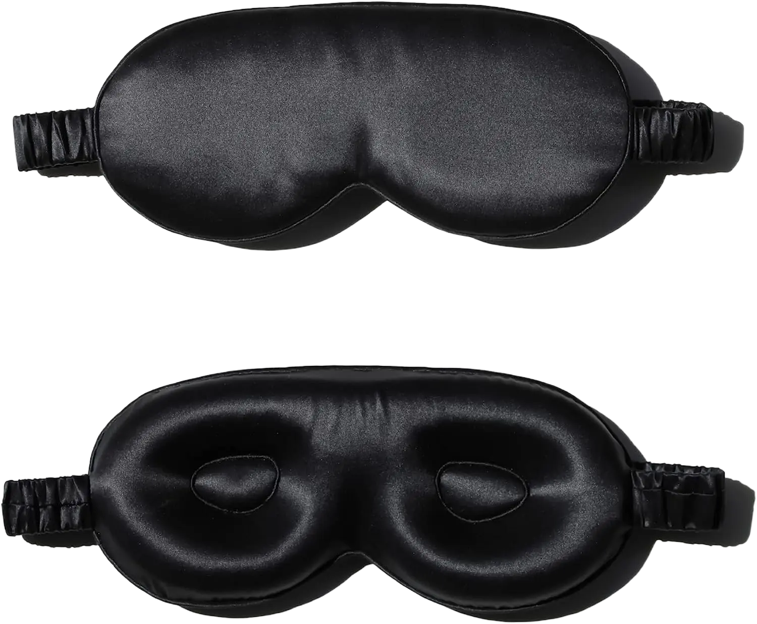 Maschera per dormire per gli occhi di lusso personalizzata 100% maschera per gli occhi in seta morbida 3D di gelso per le estensioni delle ciglia