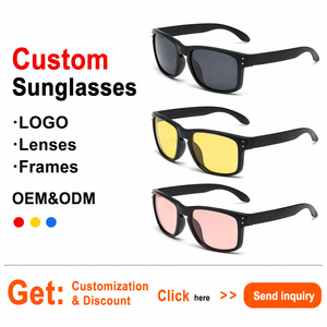 Lunettes de soleil polarisées Sunray Flat Top Front Micro Stud, style athlétique, look américain, unisexe, pour les activités de plein air - Product Image 2