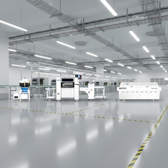 Fully Automatic and Semi-Automatic SMT Production Line for Electronics Machinery pick and place machine price