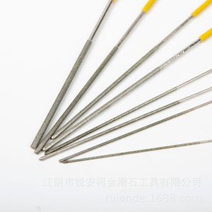 Diamond <b>Small</b> Round File 1.0-4.0mm Hole Enlarging <b>Tool</b> For Non Ferrous Metals - Product Image 2