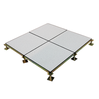 Panneau de plancher surélevé antistatique recouvert d'acier HPL haute résistance avec un design moderne pour centre de données, salle de serveurs, hôpital