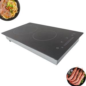 <span class=keywords><strong>Table</strong></span> <span class=keywords><strong>de</strong></span> <span class=keywords><strong>cuisson</strong></span> en céramique à infrarouge <span class=keywords><strong>Domino</strong></span> ETL 2 brûleurs, intelligente, haute puissance, chauffage rapide - Product Image 4