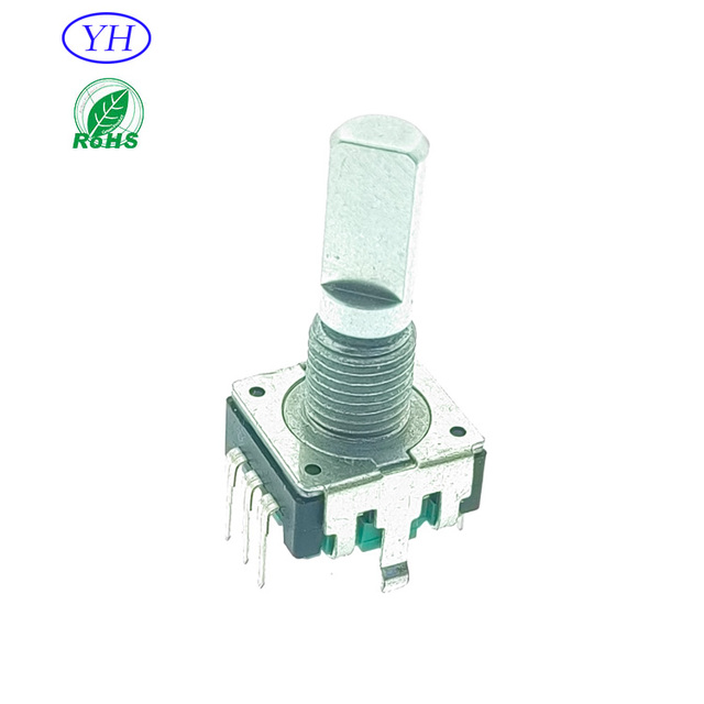 Factory High Quality RE120F bourns PEC12R Ec12s Metal Handle Rotary Incremental Encoder Switch Vertical rotary encoder switch