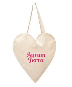 กระเป๋าผ้าแคนวาสทรงหัวใจลายการ์ตูนสำหรับผู้หญิงรักษ์โลก ขนาดเล็ก สั่งทำได้ ขายส่ง - Product Image 4