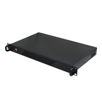 Châssis de serveur industriel 1.2U 250 Deep avec prise en charge de la carte mère ITX, alimentations FLEX Small Standard 1U, format Mini-ITX