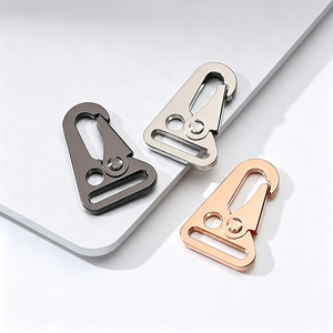 Hebilla de Metal con Clip, Aleación de Zinc Plateada, Herraje Duradero para Bolsos y Ropa en Colores Negro, Plateado y Oro Rosa - Product Image 4