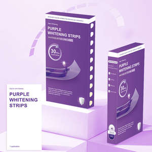 Tiras Blanqueadoras Moradas, Aplicación en 30 Minutos, Blanqueamiento Dental - Product Image 1
