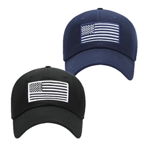 Gorra de Béisbol Deportiva Personalizada de Alta Calidad con Protección Solar, Logotipo Personalizado, Diseño Táctico con Bandera de EE. UU. para Pesca y Uso en Invierno - Product Image 1