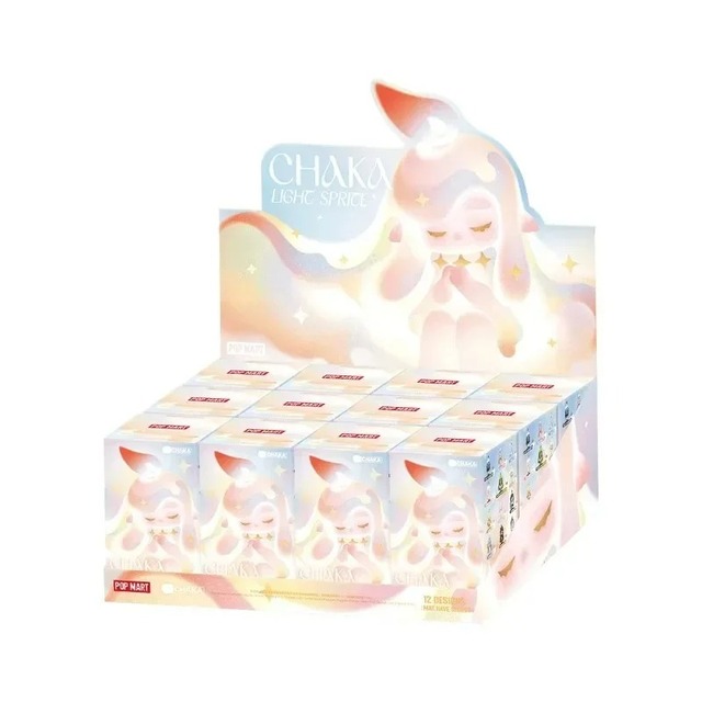 Original POP MART CHAKA Light Sprite Series Blind Box Toys Kawaii Anime Action Figure Caixa Caja Surprise Mystery Box Dolls