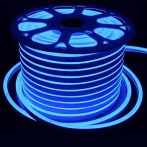 Tira de Luz LED de Neón Azul de PVC Impermeable IP68 de 26x15mm, Flexible, Cortable cada 8.33CM, Iluminación de Paisaje de 24V - Product Image 1