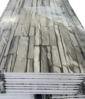Panneau sandwich en mousse de polyuréthane à design moderne, résistant au feu, résistant à l'eau, écologique, en acier sculpté, pour murs extérieurs