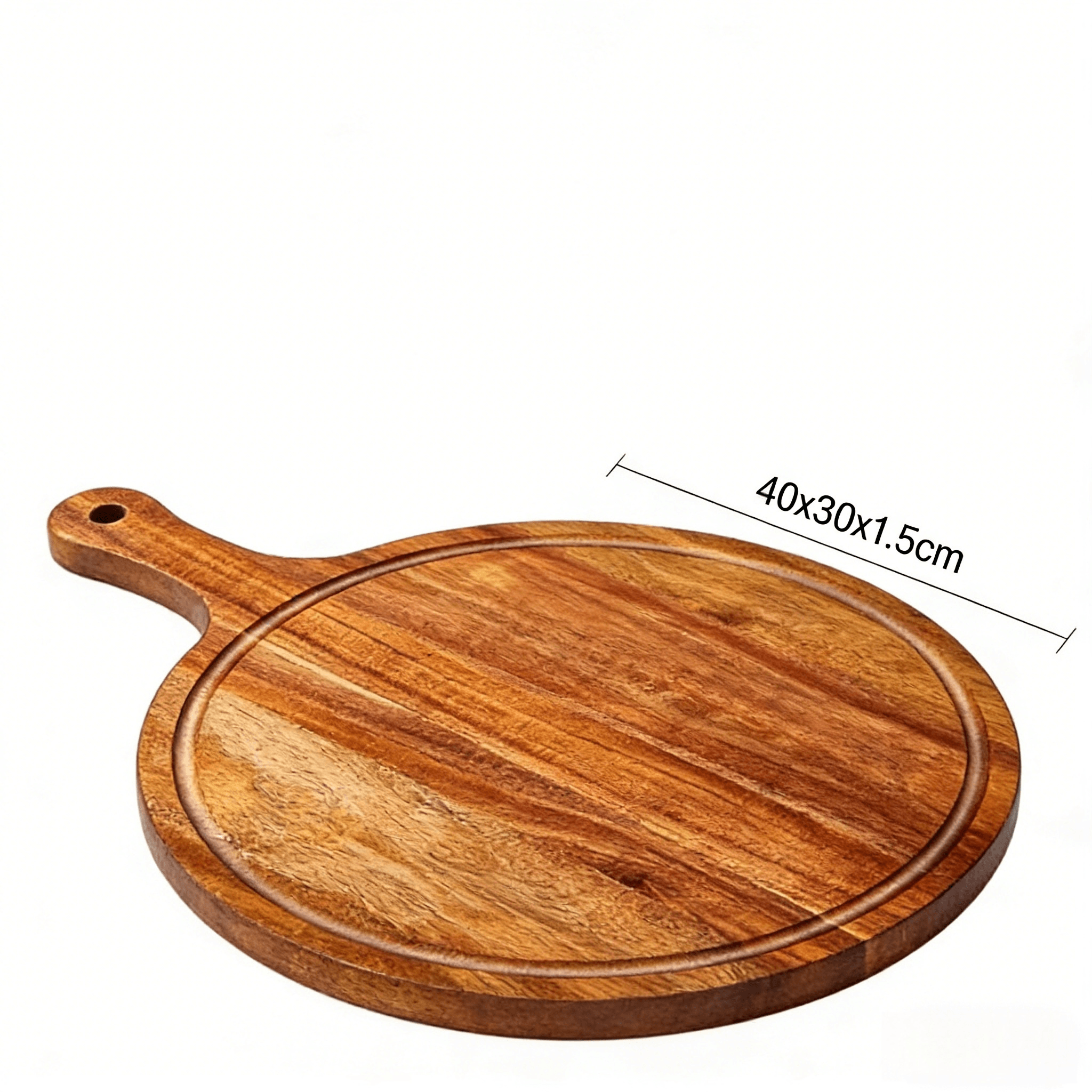 Wooden pizza pan