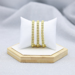 <span class=keywords><strong>18K</strong></span> 금도금 클래식 황동 패션 보석 세트 신부 결혼 약혼 선물을위한 두바이 사우디 중동 스타일 - Product Image 4