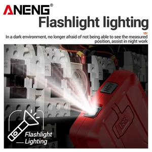 683 Multimètre intelligent tactile haut de gamme 6000, testeur de tension et de courant rechargeable multi-métro - Product Image 5