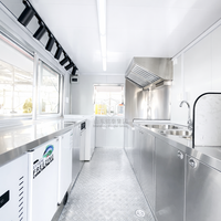 Remolque de Comida Móvil de 12 pies para Exteriores, Carrito de Hot Dogs, Food Truck con Cocina Completa, EE. UU.
