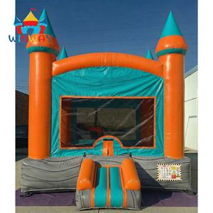 Château gonflable en forme de hamburger commercial, aire de jeux pour enfants en plein air et en intérieur, château gonflable pour les fêtes sur le thème de la restauration rapide - Product Image 5