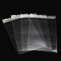 Poly sacs en plastique transparents personnalisés OPP CPP BOPP avec scellage auto-adhésif sacs en plastique Opp