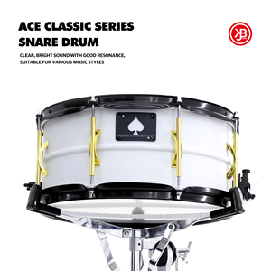 Caja <span class=keywords><strong>de</strong></span> Metal Profesional Beatello ACE X6 <span class=keywords><strong>de</strong></span> 14 Pulgadas en Acero Inoxidable, Instrumento Musical <span class=keywords><strong>de</strong></span> Alta Calidad con Vaso <span class=keywords><strong>de</strong></span> Aluminio - Product Image 3