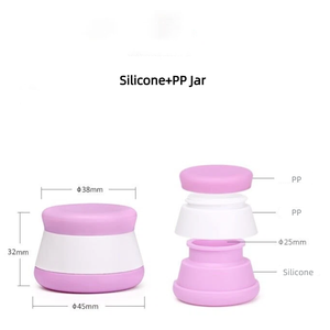 Chất lượng cao 17g PP <span class=keywords><strong>Silicone</strong></span> lọ hai lớp nhựa lưu trữ Hộp Tùy chỉnh thực hiện bao bì - Product Image 6