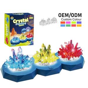 Zhorya DIY hecho a mano crecimiento cristal plantación química cristal flores observación educativa STEM ciencia experimento Juguetes - Product Image 1