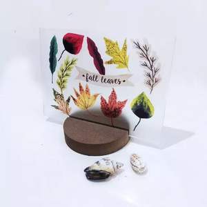 Marco de Fotos Acrílico Transparente Qualisub de 5x7 Pulgadas con Lámpara Nocturna para Sublimación, para Impresión por Transferencia Térmica DIY - Product Image 1