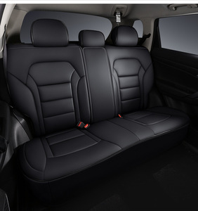 Fundas de Asiento de Cuero de Lujo Color Vermelón, Juego Completo de 5 Piezas, Compatibles con Tiguan, Passat, Lavida, CC, Golf, <span class=keywords><strong>Polo</strong></span>, Accord, Jetta, Bora - Product Image 6