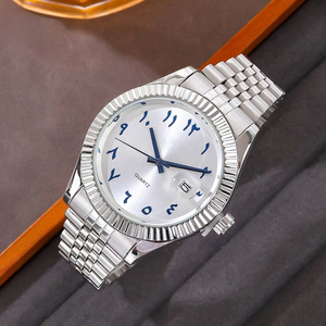 Reloj de cuarzo de negocios de acero inoxidable de lujo para hombre ODM/OEM resistente al agua fecha luminosa característica personalizada cristal de zafiro inoxidable - Product Image 4