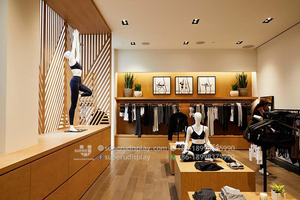 Espositore da Terra Gratuito per Negozio di Abbigliamento Sportivo Yoga, Design per Negozio di Articoli per il Fitness - Product Image 5