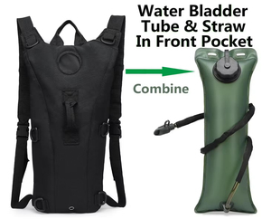 Sac à dos d'hydratation en gros avec poche à eau de 3L, sac à eau tactique pour la randonnée, le cyclisme, la course à pied, la marche et l'escalade - Product Image 4