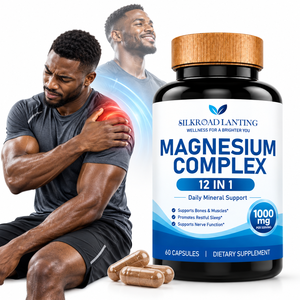 Cápsulas Personalizables de Complejo de Magnesio 12 en 1, 1000 mg, para Apoyo Muscular y del Sueño, Marca Privada OEM - Product Image 1