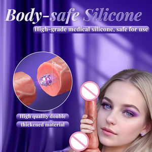 Dildo Realistico Giocattolo Sessuale Elettrico con Ventosa in Morbida Carne Pene Realistico Masturbatore Vibratore Giocattolo Sessuale - Product Image 5