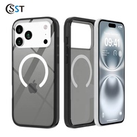 Faible MOQ pour coque d'iPhone 18 Pro Max, coque monobloc, testée anti-chute, design sportif, TPU+PC, magnétique, anti-jaunissement.