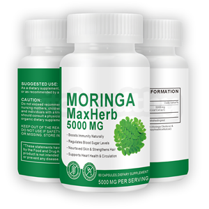 Vitahealthy private label fornitura di fabbrica di alta 100% naturale biologico capsule di <span class=keywords><strong>moringa</strong></span> in polvere alla rinfusa organica capsule di <span class=keywords><strong>moringa</strong></span> - Product Image 1