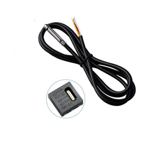 Capteur de température et d'humidité SHT20 SHT30 SHT40 FX, étanche, en acier inoxydable, module IIC, sonde numérique I2C, 1 mètre, OEM