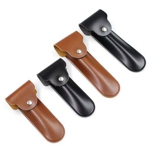 Étui à rasoir en cuir PU, 2 tailles, durable, haute qualité, expédition rapide, étui individuel pour rasoir, cadeau idéal pour le marié, protection pour rasoir - Product Image 3