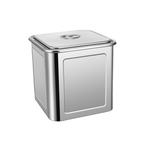 Kengqiang Square Stainless Steel <b>Rice</b> Bucket 5L6L Insect Proof Moisture Proof Storage <b>Container</b> For Kitchen Use - Product Image 5