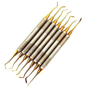 Restauratieve Composiet Vulinstrumenten Tandheelkundig <span class=keywords><strong>Titanium</strong></span> Gecoate Set - Product Image 5