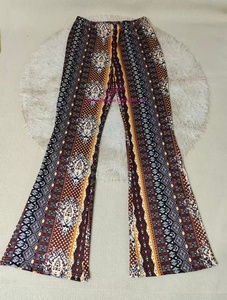 Pantalons décontractés pour femmes à motifs micro-imprimés, à haute élasticité et à ressort - Product Image 6