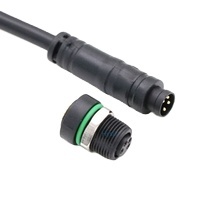 Blocco rapido M8 cavo 3 Pin connettore ad angolo retto Cordset femmina Pull Push cavo per sensore - Product Image 6