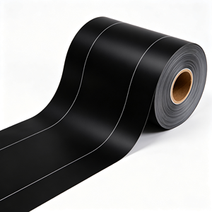 Black <b>Magnetic</b> Film Roll Self Adhesive <b>Magnetic</b> <b>Sheet</b> Matte Black Strip for Refrigerator Whiteboard Display - Product Image 1