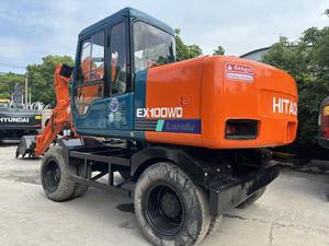 Excavadora de Ruedas, Excavadora de Ruedas Usada Hitachi Ex100WD, Excavadora de Ruedas Hitachi ex100wd ex160wd - Product Image 3