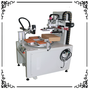 Single-Color Automatic Rotary Screen Printing Machine – Auto Feeding Turntable Silk Screen <b>Printer</b> for Industrial Use - Product Image 1