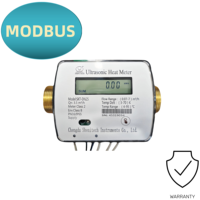 Digital Ultrasonic Heat Flow Meter Dual PT1000 Probe Central Air Conditioning Pipeline Flow Measuring Tool OEM Bulk Supply