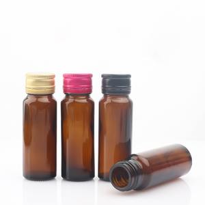 Botella de Vidrio Ámbar para Medicamentos Líquidos, Botella de Vidrio para Jarabe con Tapa de Aluminio a Prueba de Manipulación - Product Image 5