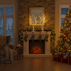 Indoor Christmas Decorations 2 FT Warm White LED Birch <b>Tree</b> Fairy <b>Light</b> Christmas <b>Tree</b> <b>Lights</b> Christmas <b>Trees</b> Product Category - Product Image 3