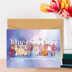 Happy Birth-Tay Cartes de Voeux Ensemble avec Enveloppes Motif de Dessin Animé Cartes en Papier Multi-Design Tout Destinataire TayI0r Fans Club Cadeaux - Product Image 6