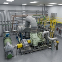 Générateur de turbine à vapeur à haute efficacité pour centrales électriques à biomasse et applications industrielles