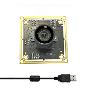 Imx335 USB 5MP máy ảnh mô-đun COMS 2592*1944 30fps màu ngành công nghiệp máy ảnh UVC USB Plug and Play - Product Image 1